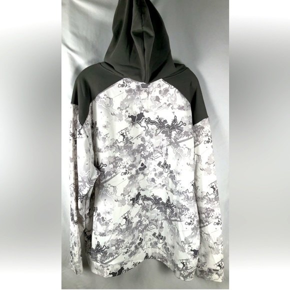 RedHead Brand Co Mens White/Gray Mens XL  Viper Camo Drawstring‎ Pullover Hoodie - Picture 3 of 8